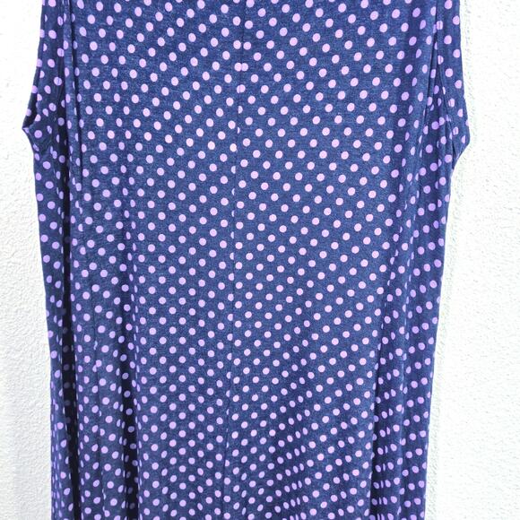 Soft Surroundings Women’s Maxi Dress Prairie Whimsy Polka Dot Tank Style Size XL - Picture 6 of 11